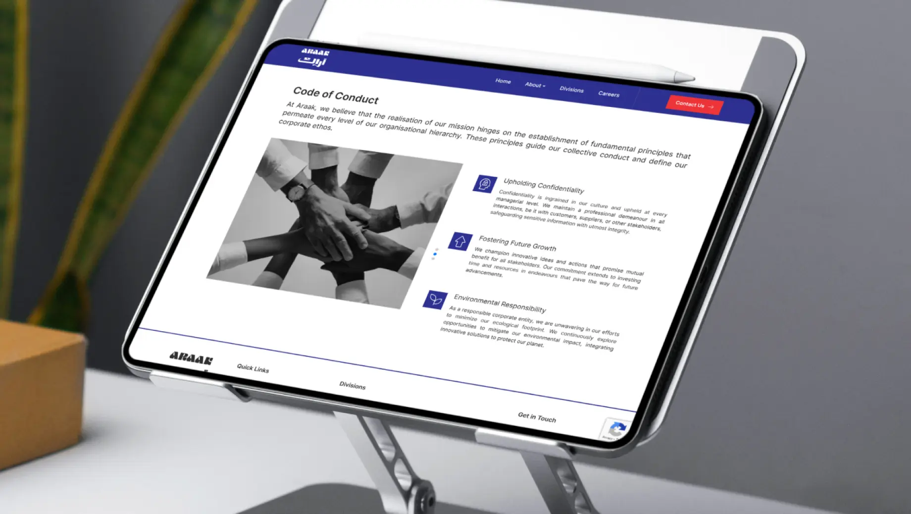 Araak banner- Tequila web design company dubai