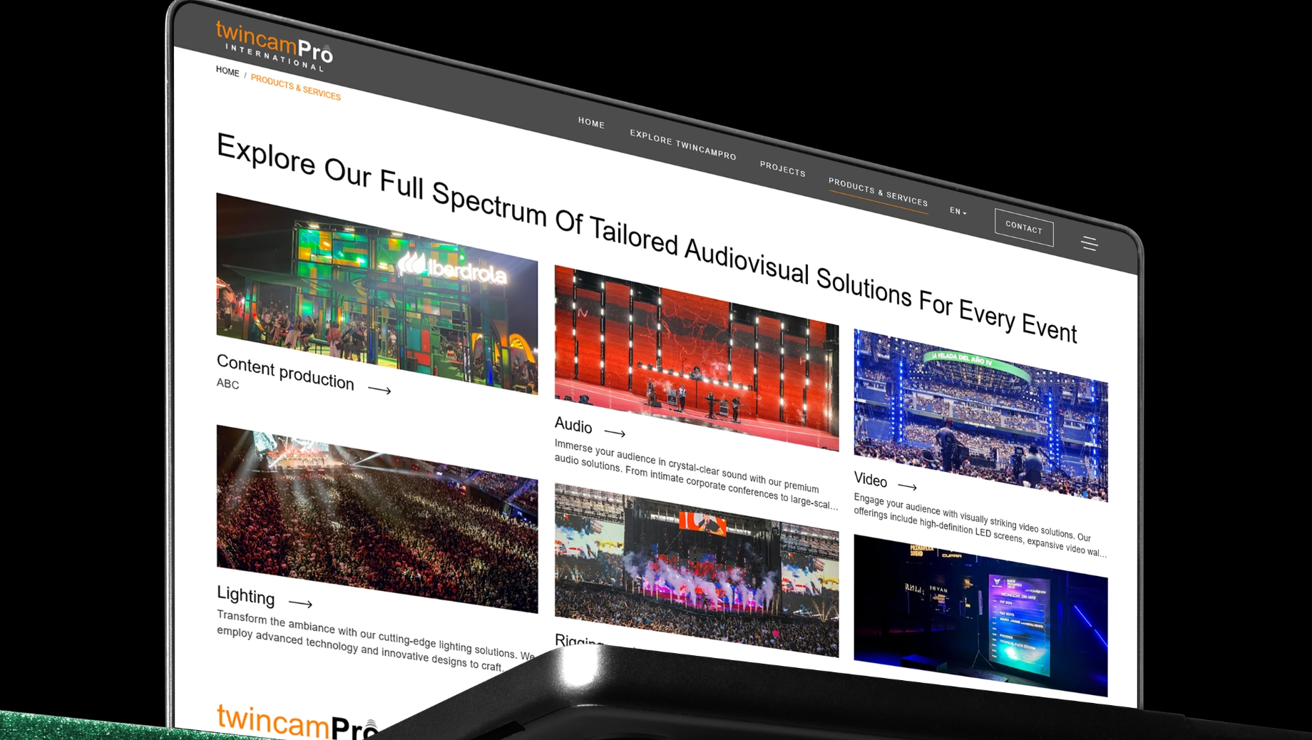 TCP with Tequila best web design company Dubai