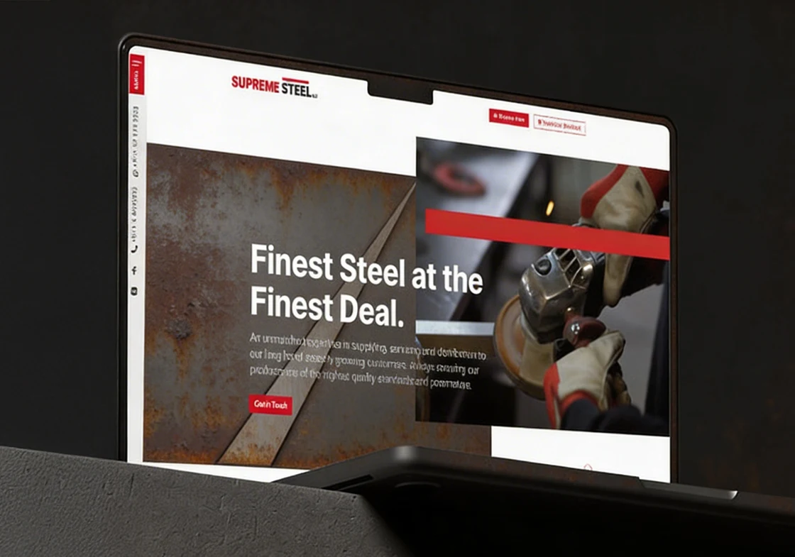 Supreme Steel Website